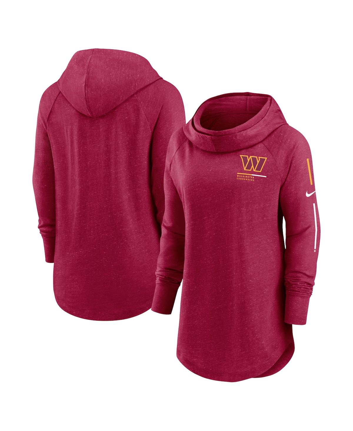 Women’s Nike Burgundy Washington Commanders Minimal Statement Raglan Funnel Neck Pullover Hoodie – Burgundy Women’s Nike Burgundy Washington Commanders Minimal Statement Raglan Funnel Neck Pullover Hoodie – Burgundy