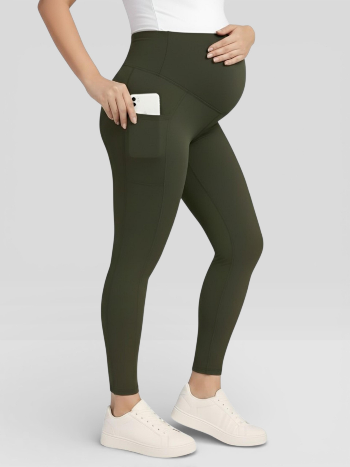 Women’s Over the Belly Side Pocket Active Maternity Leggings – Motherhood Maternity – Deep depths Women’s Over the Belly Side Pocket Active Maternity Leggings – Motherhood Maternity – Deep depths