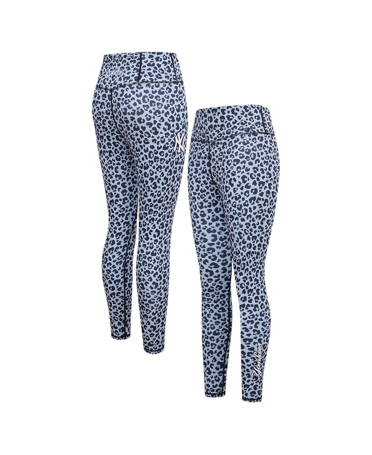 Women’s Pro Standard Leopard New York Yankees Allover Print Leggings – White Women’s Pro Standard Leopard New York Yankees Allover Print Leggings – White