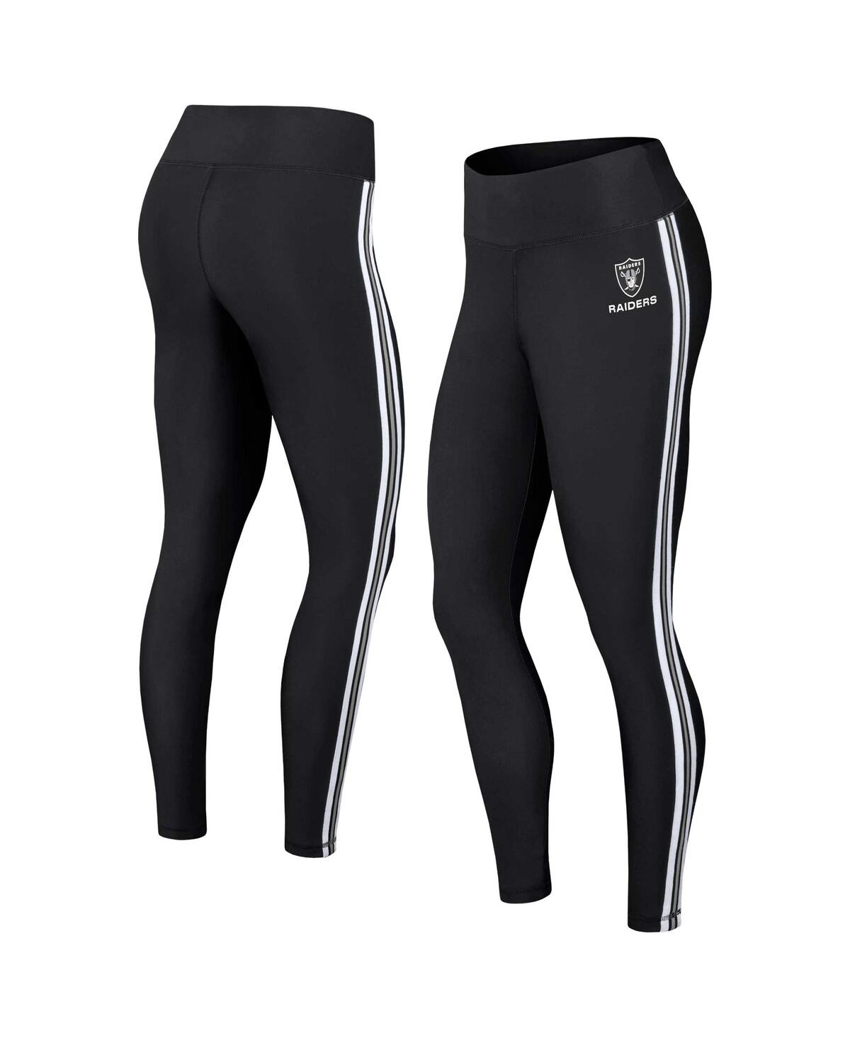 Women’s Wear by Erin Andrews Black Las Vegas Raiders Color Block Leggings – Black Women’s Wear by Erin Andrews Black Las Vegas Raiders Color Block Leggings – Black