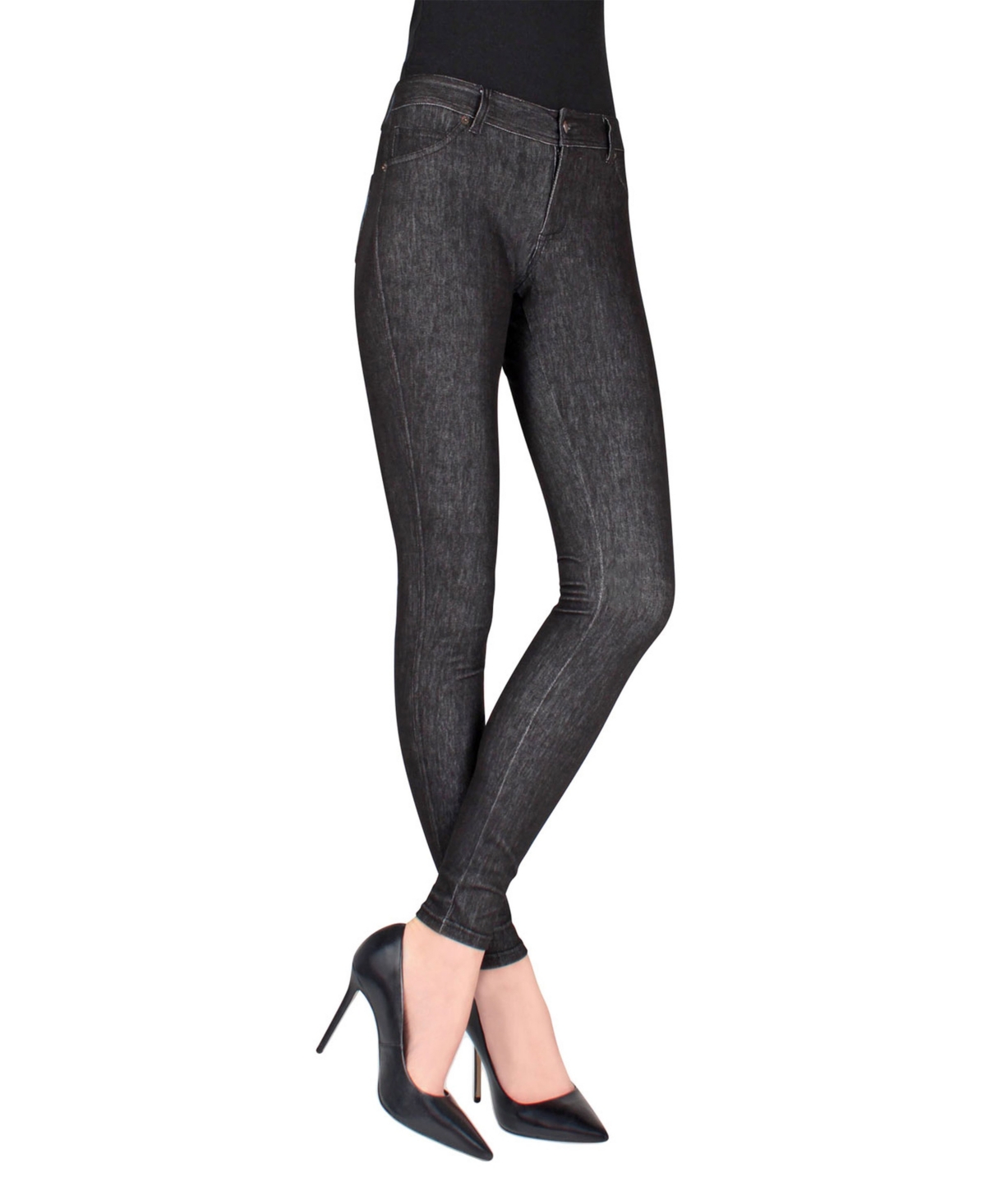 Women’s Zipper Leggings – Black Women’s Zipper Leggings – Black