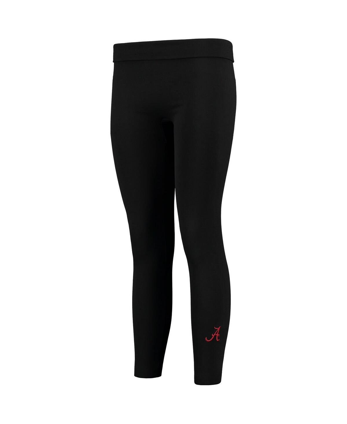Women’s ZooZatz Black Alabama Crimson Tide Fleece Leggings – Black Women’s ZooZatz Black Alabama Crimson Tide Fleece Leggings – Black