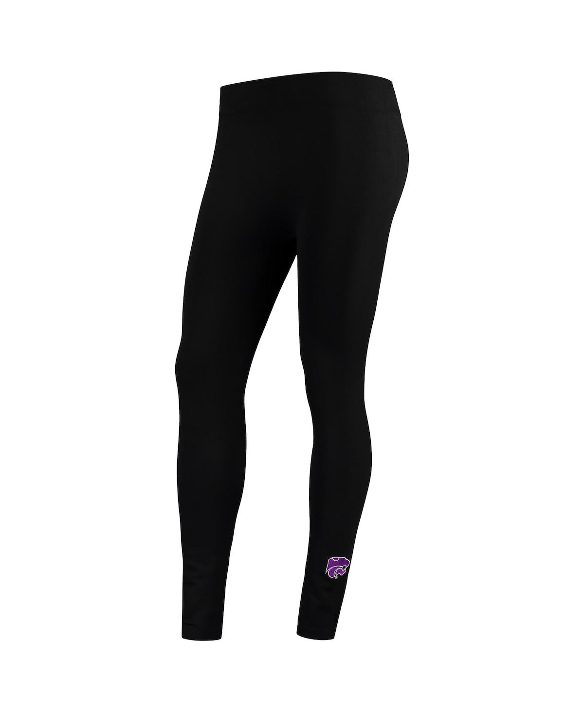 Women’s ZooZatz Black Kansas State Wildcats Fleece Leggings – Black Women’s ZooZatz Black Kansas State Wildcats Fleece Leggings – Black