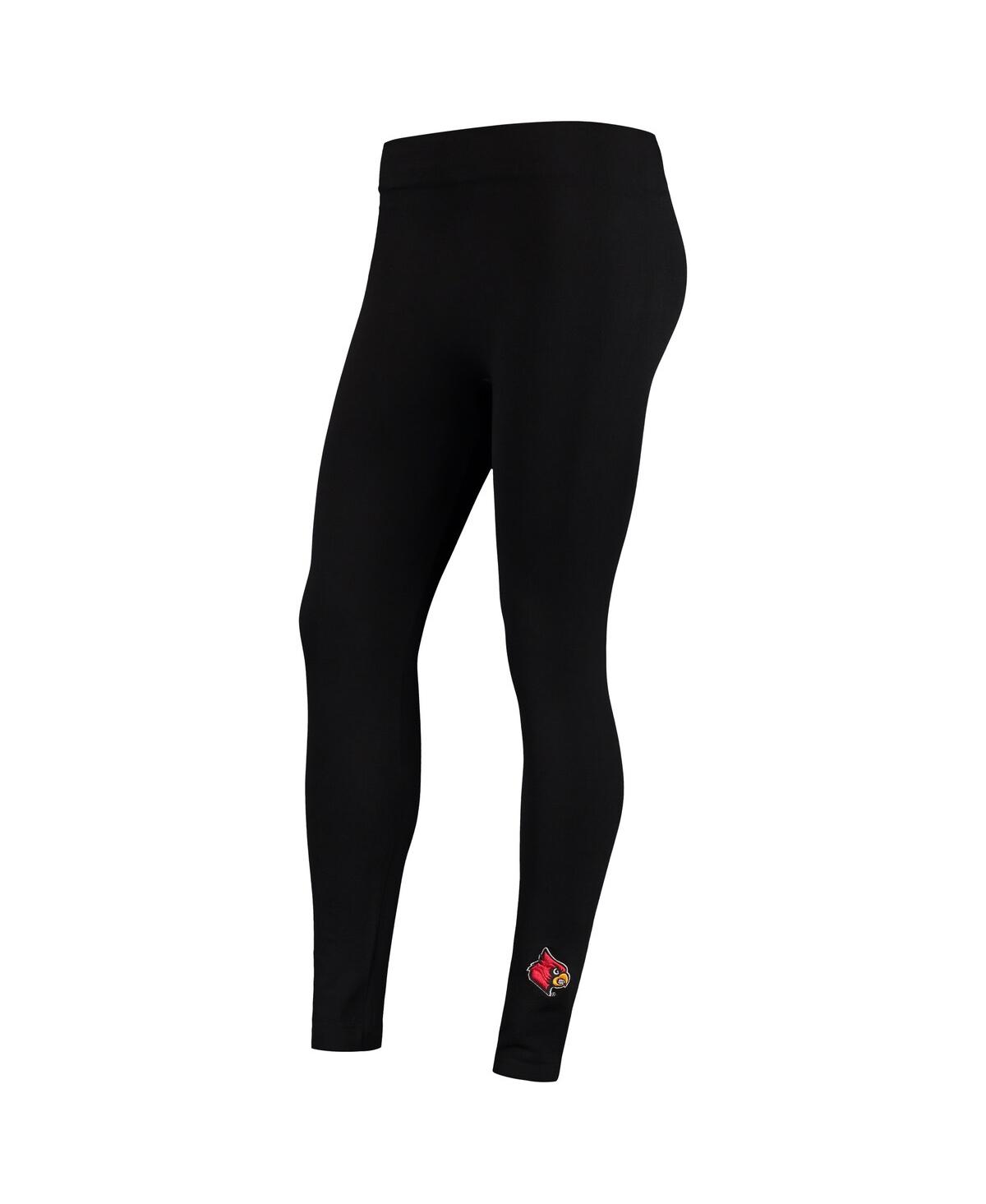 Women’s ZooZatz Black Louisville Cardinals Fleece Leggings – Black Women’s ZooZatz Black Louisville Cardinals Fleece Leggings – Black