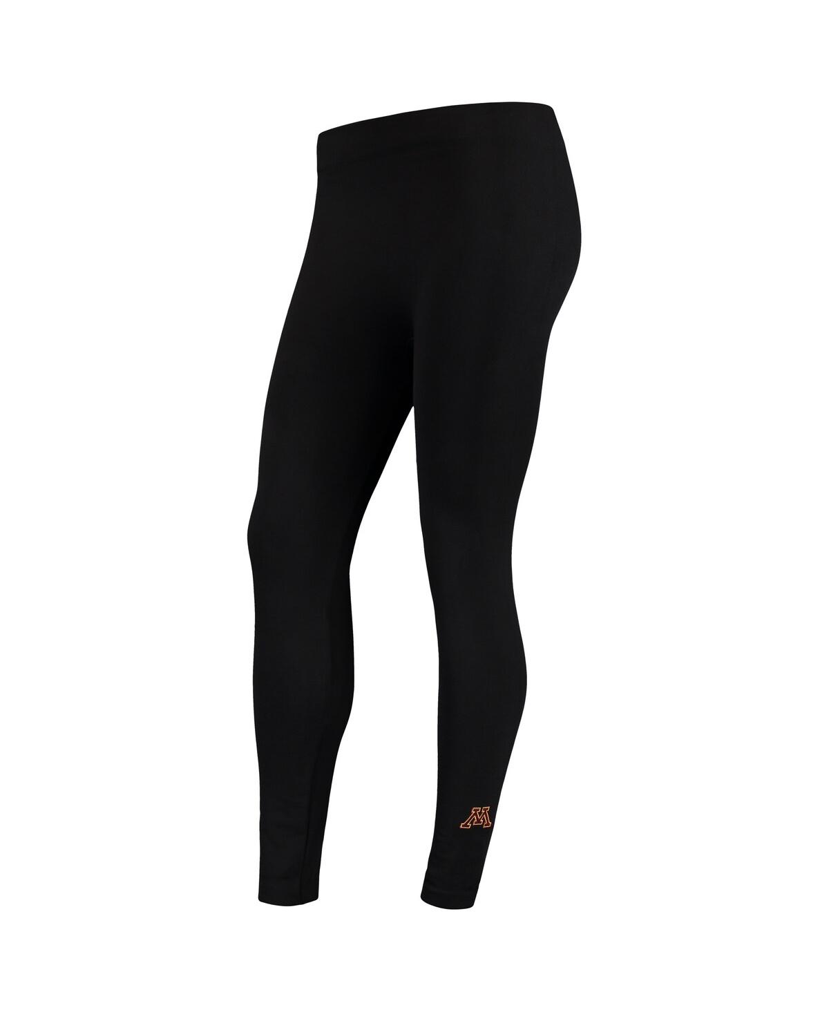 Women’s ZooZatz Black Minnesota Golden Gophers Fleece Leggings – Black Women’s ZooZatz Black Minnesota Golden Gophers Fleece Leggings – Black