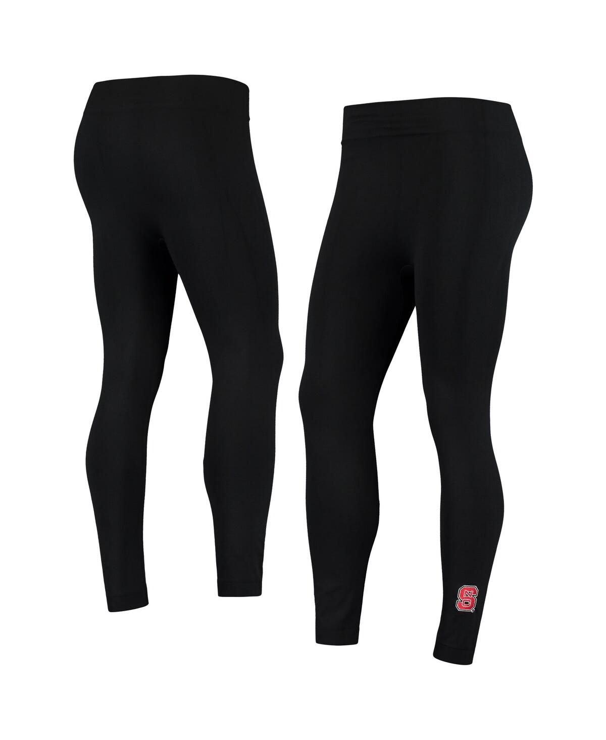 Women’s ZooZatz Black Nc State Wolfpack Fleece Leggings – Black Women’s ZooZatz Black Nc State Wolfpack Fleece Leggings – Black