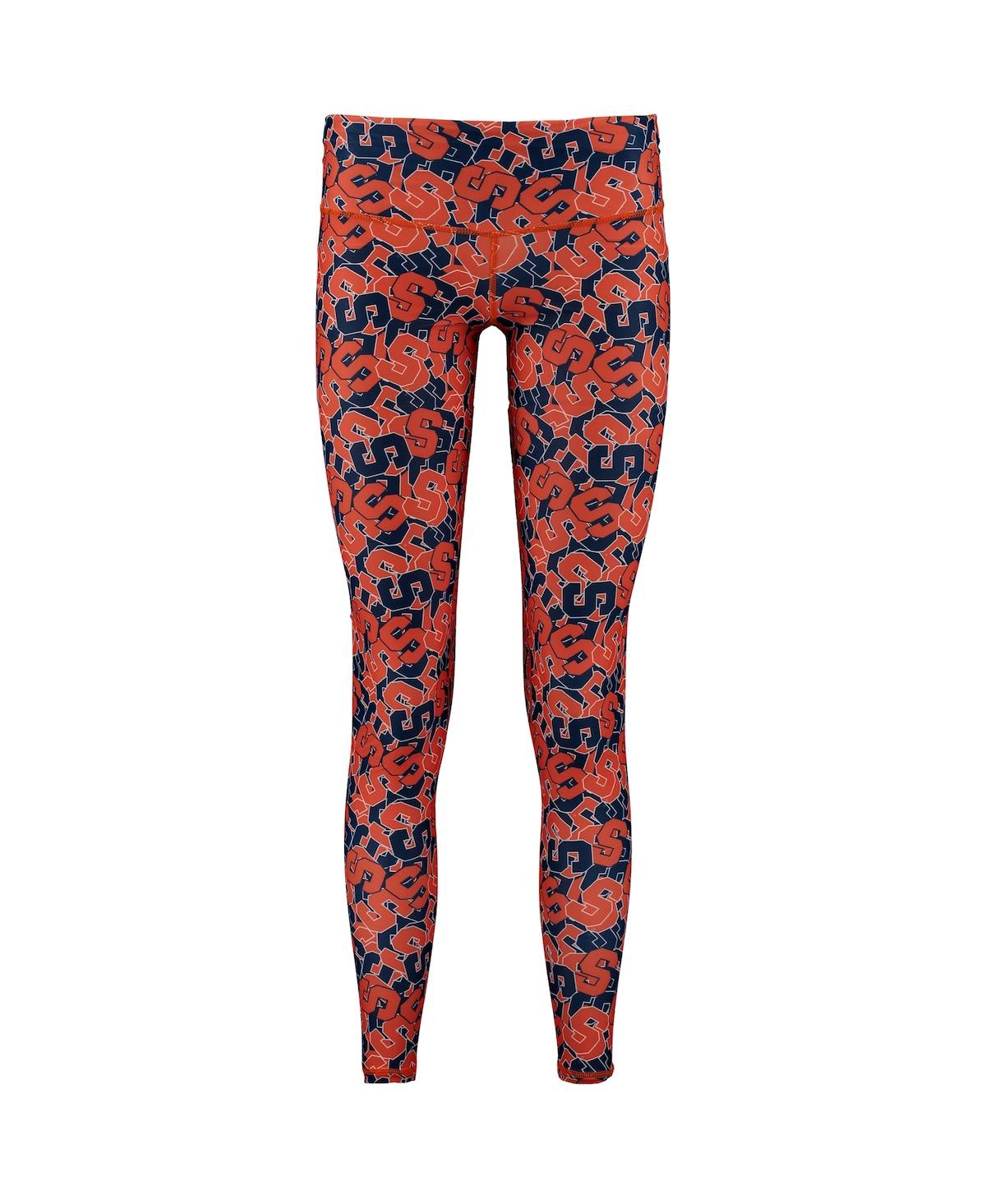 Women’s ZooZatz Multi Syracuse Orange Stacked Mascot Leggings – Multi Women’s ZooZatz Multi Syracuse Orange Stacked Mascot Leggings – Multi