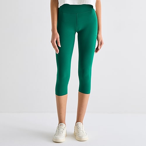 Xersion EverUltra Womens High Rise 21″ Cropped Legging, X-large, Green Xersion EverUltra Womens High Rise 21″ Cropped Legging, X-large, Green