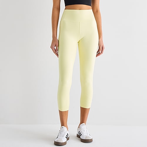 Xersion EverUltra Womens High Rise 23″ Cropped Legging, Xx-large, Yellow