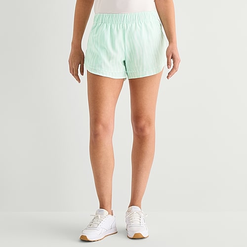 Xersion Womens 3 1/2″ Running Short, X-small, Green Xersion Womens 3 1/2″ Running Short, X-small, Green