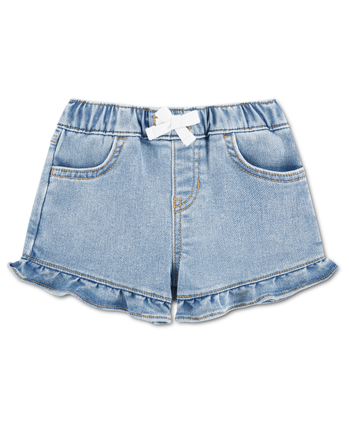 abercrombie kids Baby Girls’ Pull-On Denim Ruffle Shorts – Twirl abercrombie kids Baby Girls’ Pull-On Denim Ruffle Shorts – Twirl