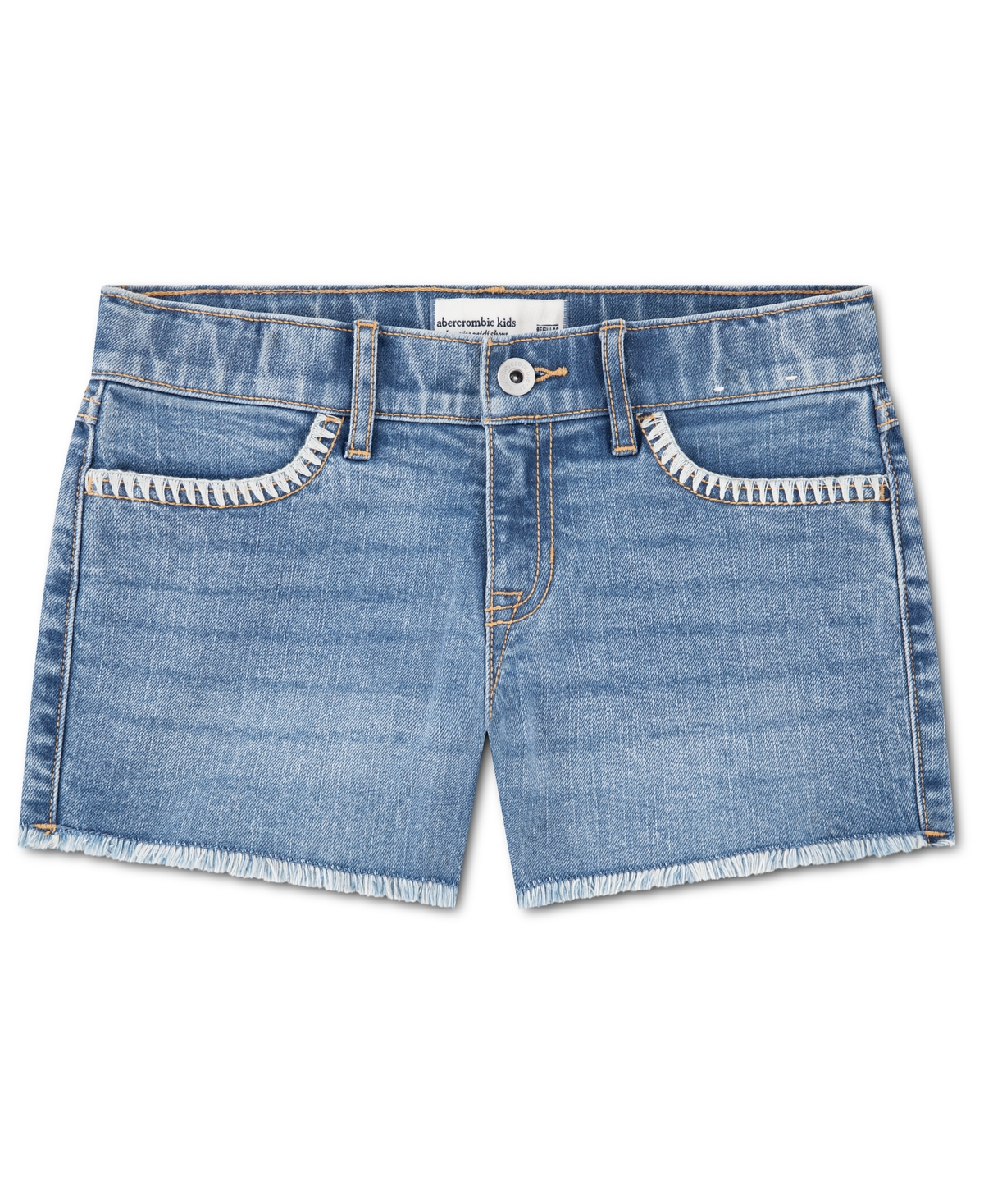 abercrombie kids Girls’ Low-Rise Denim Shorts – Shore Stich abercrombie kids Girls’ Low-Rise Denim Shorts – Shore Stich