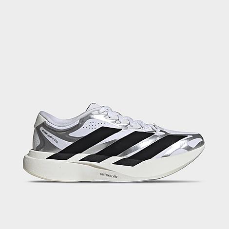 adidas Women’s Adizero EVO SL Exo Running Shoes in Cloud White/Core Black/Iron Metallic Size: 5.5 adidas Women’s Adizero EVO SL Exo Running Shoes in Cloud White/Core Black/Iron Metallic Size: 5.5