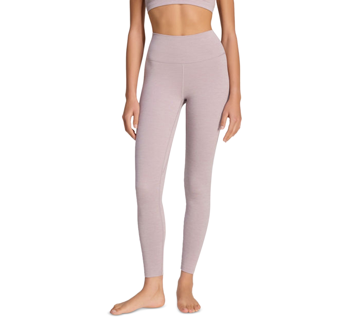adidas Women’s All Me High-Waist Pull-On 7/8 Leggings – Light/Pastel Purple
