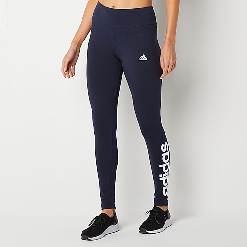 adidas Womens High Rise 28″ Active Skinny Full Length Leggings, Small, Blue adidas Womens High Rise 28″ Active Skinny Full Length Leggings, Small, Blue