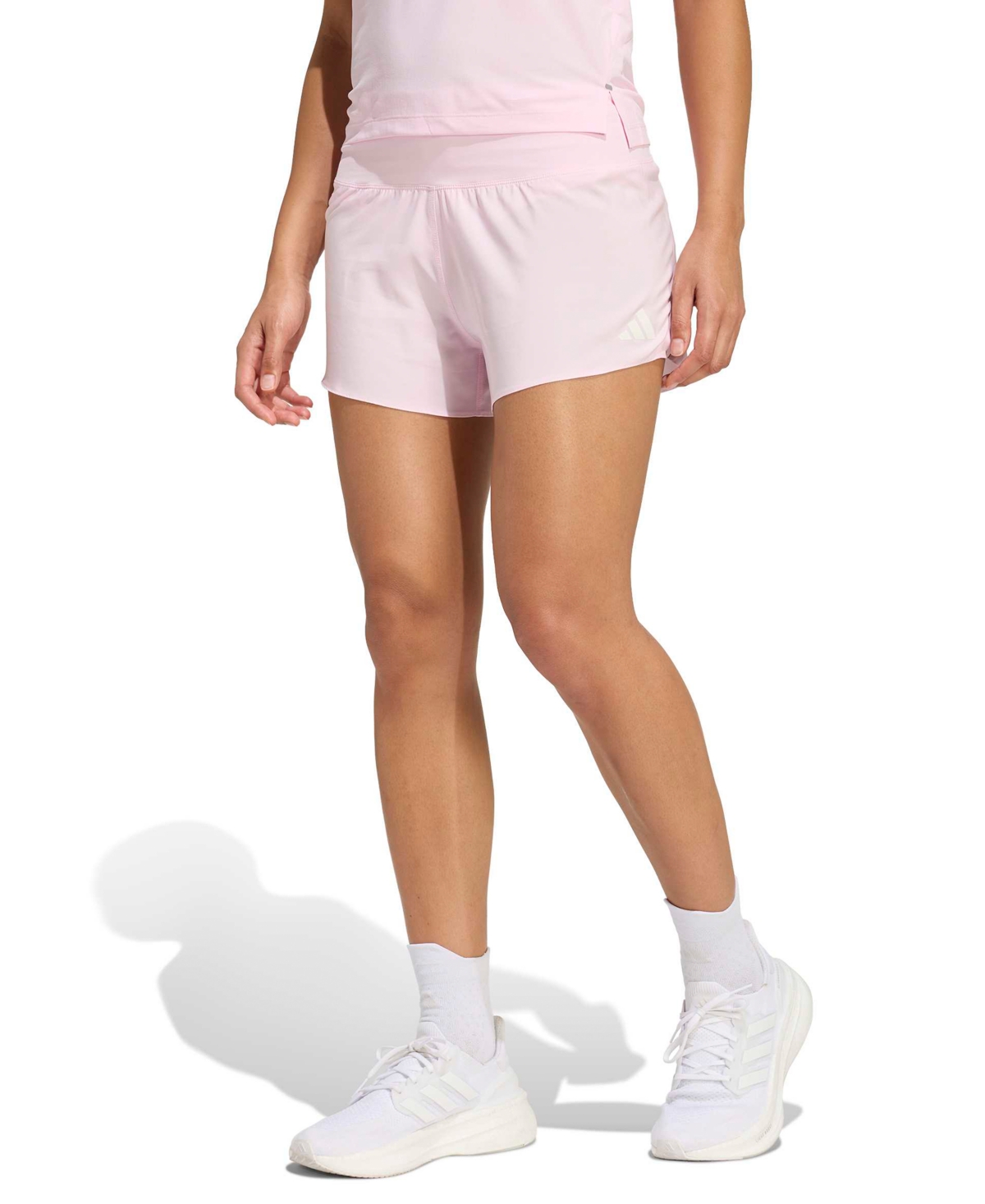 adidas Women’s Mid Rise Running Shorts – Clear Pink adidas Women’s Mid Rise Running Shorts – Clear Pink