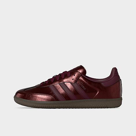 adidas Women’s Originals Samba OG Metallic Leather Casual Shoes in Maroon/Maroon/Gum Size: 5.0 adidas Women’s Originals Samba OG Metallic Leather Casual Shoes in Maroon/Maroon/Gum Size: 5.0