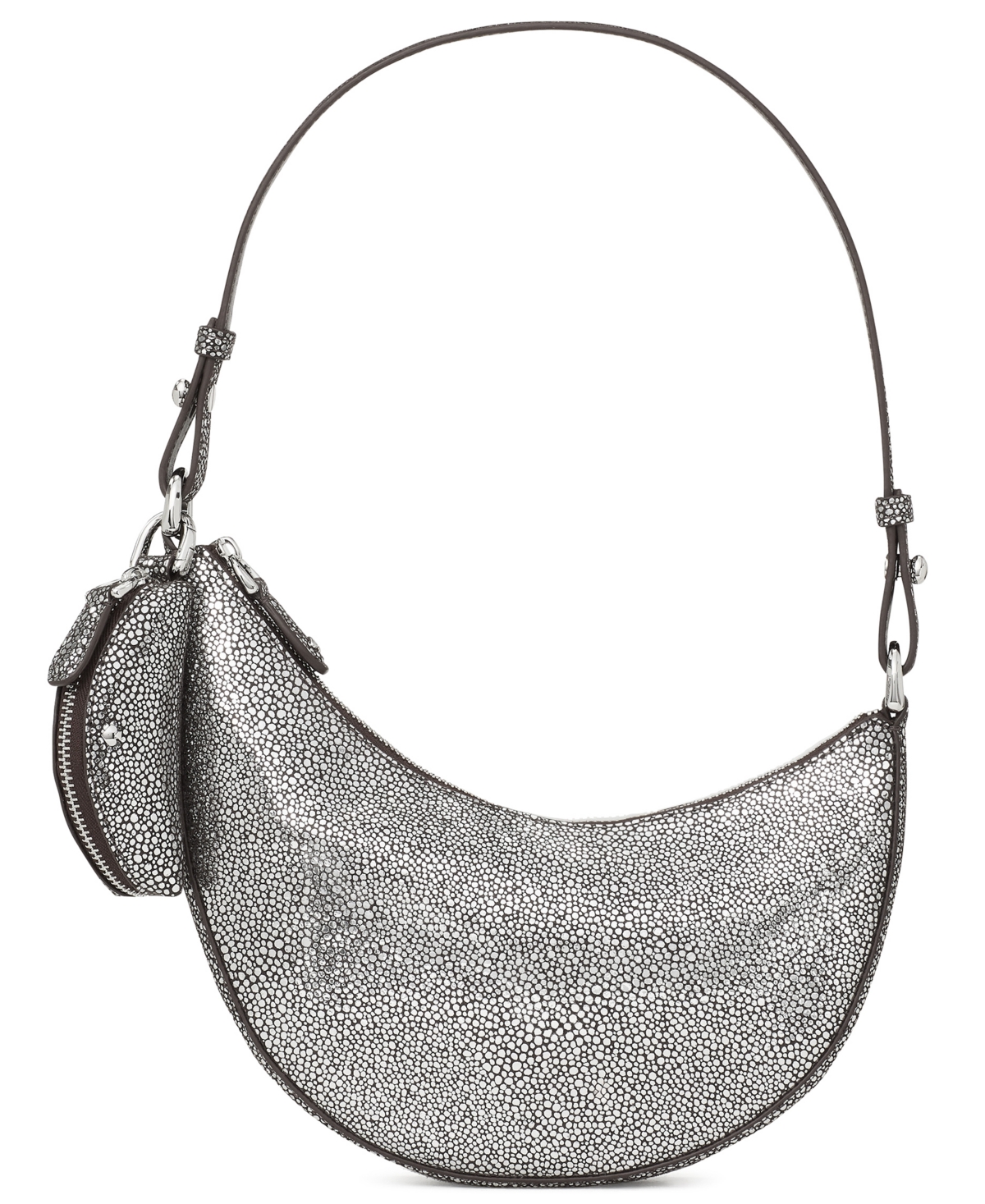 kate spade new york Metallic Dot Printed Small Shoulder Handbag – Hot Fudge Metallic