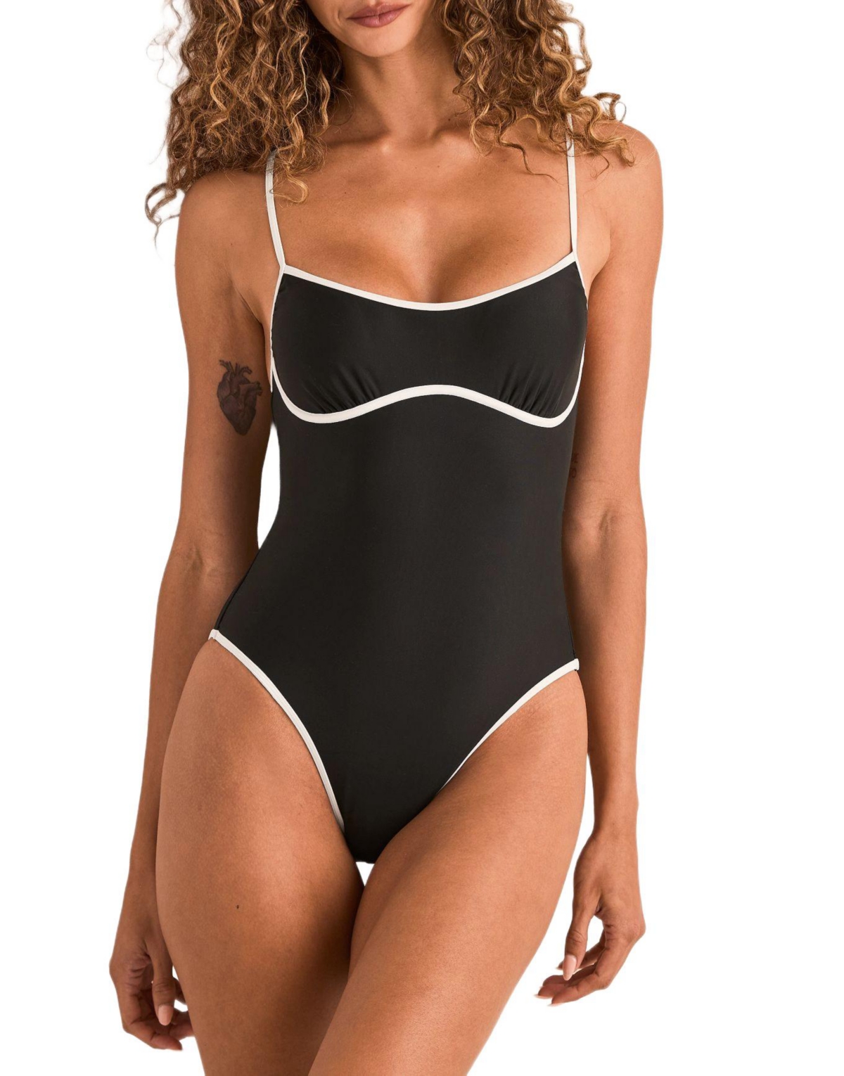 Adore Me Women’s Rye Swimwear One Piece Swimsuit – Black