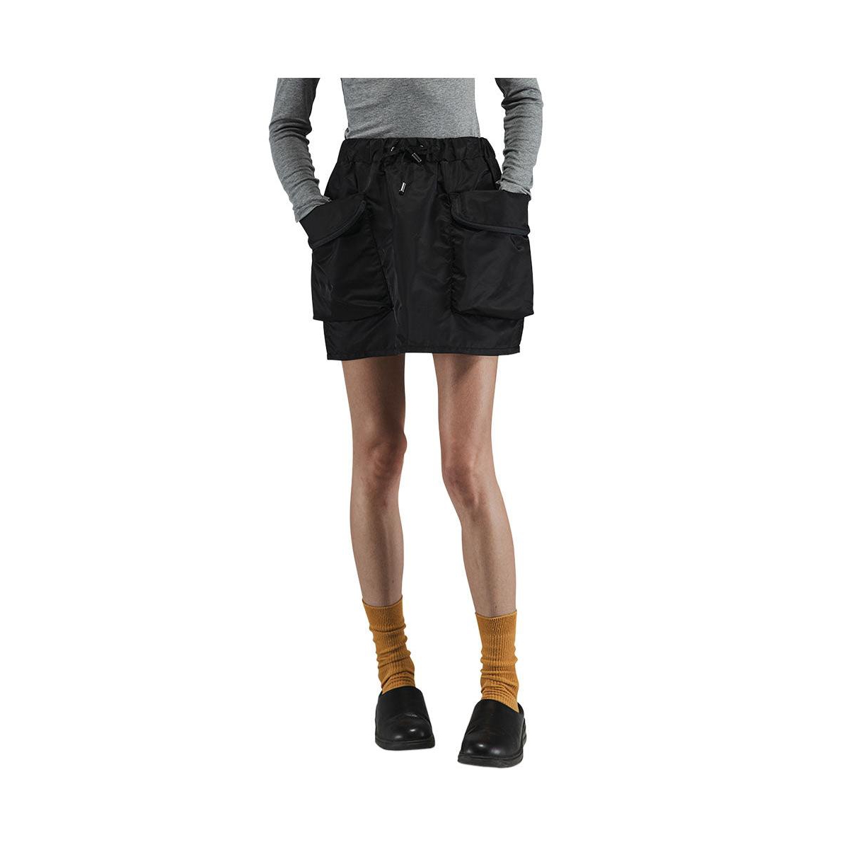 Alpha Industries Women’s Flight Nylon Mini Skirt – Black