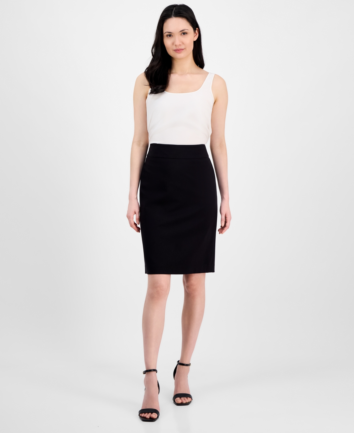 Anne Klein Women’s Knee-Length Pencil Skirt – Anne Black Anne Klein Women’s Knee-Length Pencil Skirt – Anne Black