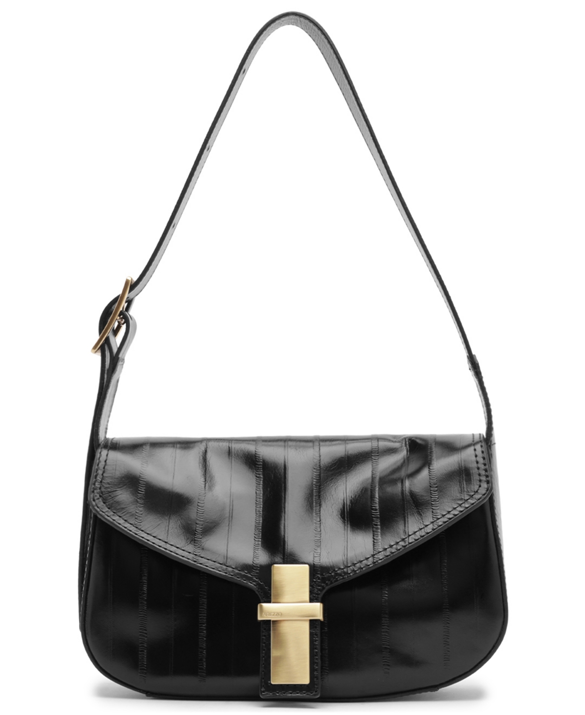 Arezzo Blair Leather Small Shoulder Handbag – Black Arezzo Blair Leather Small Shoulder Handbag – Black