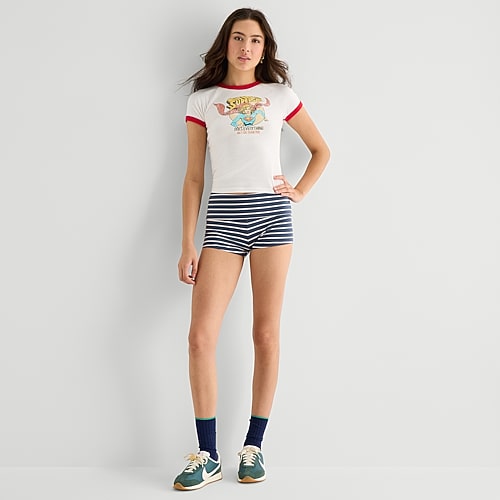 Arizona Womens 2 1/2″ Juniors Bike Short, Small, Blue