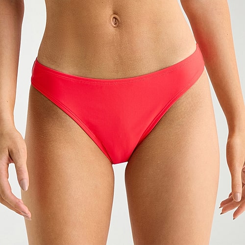 Arizona Womens Lined Juniors Cheeky Hipster Bikini Swimsuit Bottom, Large, Red Arizona Womens Lined Juniors Cheeky Hipster Bikini Swimsuit Bottom, Large, Red