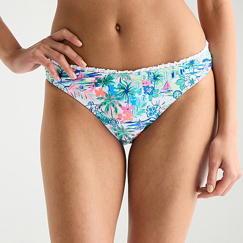 Arizona Womens Lined Tropical Leaf Juniors Cheeky Hipster Bikini Swimsuit Bottom, X-large, Multiple Colors Arizona Womens Lined Tropical Leaf Juniors Cheeky Hipster Bikini Swimsuit Bottom, X-large, Multiple Colors