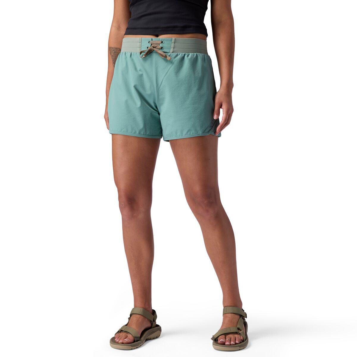 Backcountry Women’s Tahoe Boardwalk Short Performance Shorts – Oil blue Backcountry Women’s Tahoe Boardwalk Short Performance Shorts – Oil blue