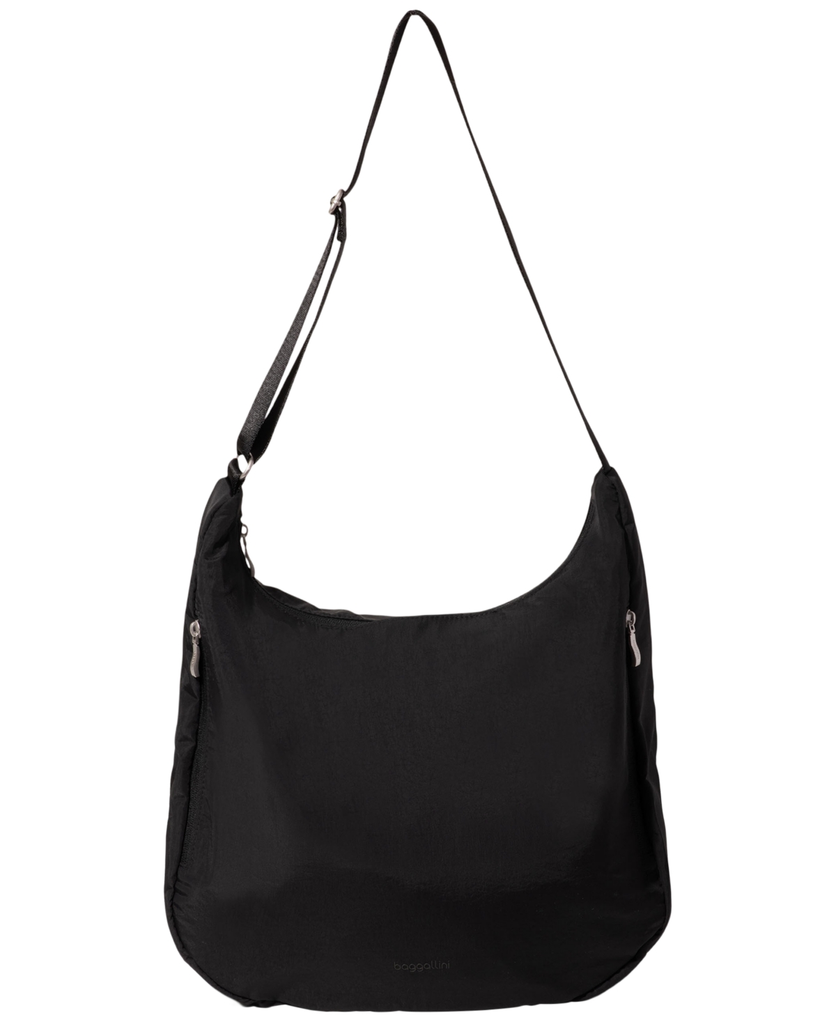 Baggallini Medium Swift Hobo Crossbody Bag – B-lite Black