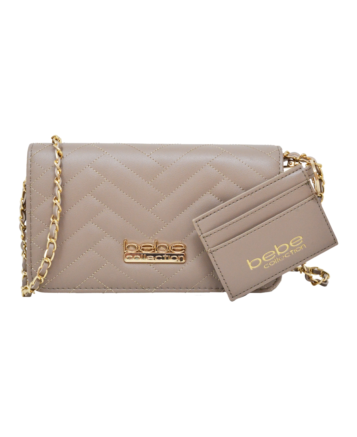 Bebe Large Sophia Crossbody Bag – Taupe