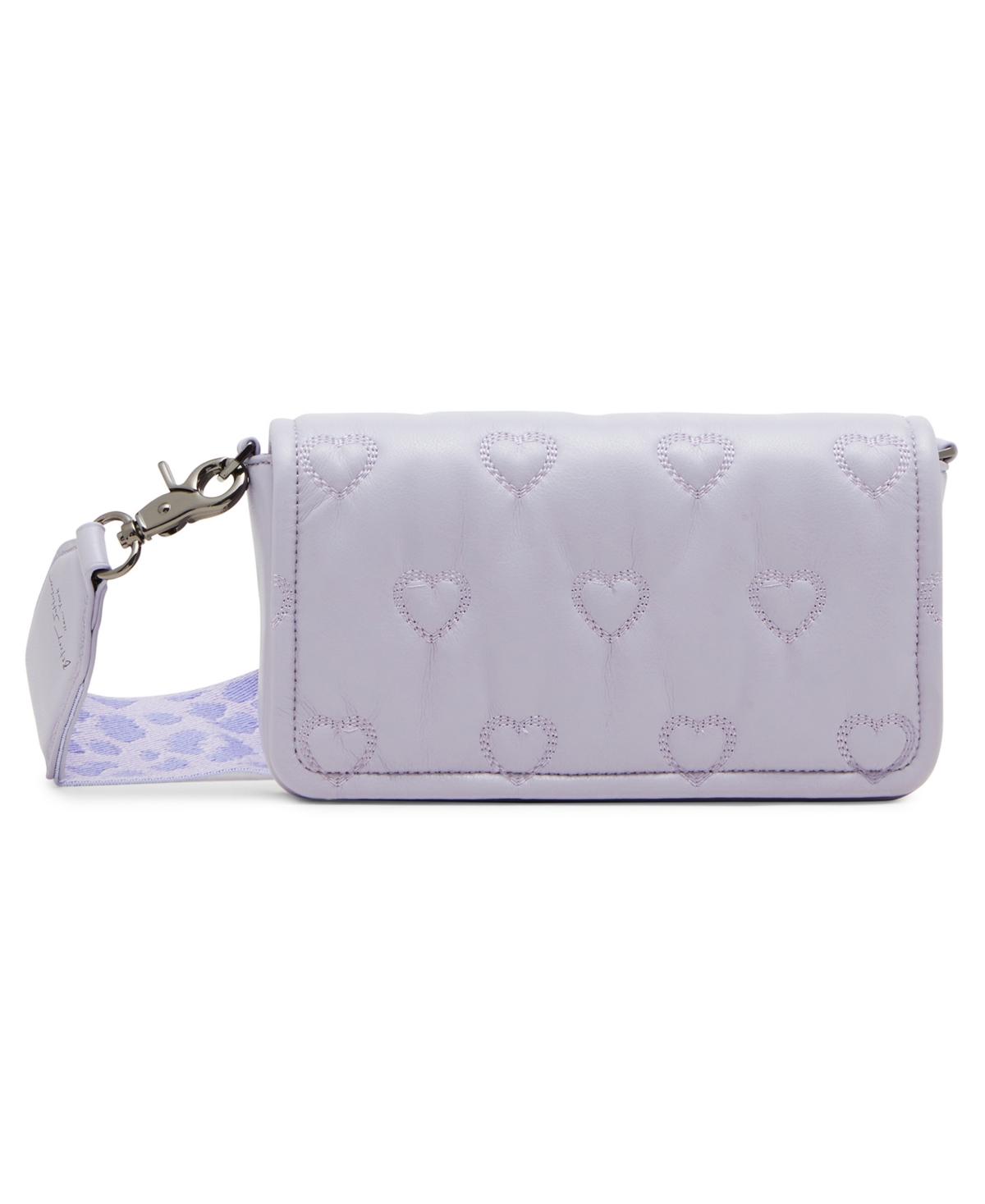 Betsey Johnson Heart Quilted Crossbody Bag – Lavender Betsey Johnson Heart Quilted Crossbody Bag – Lavender