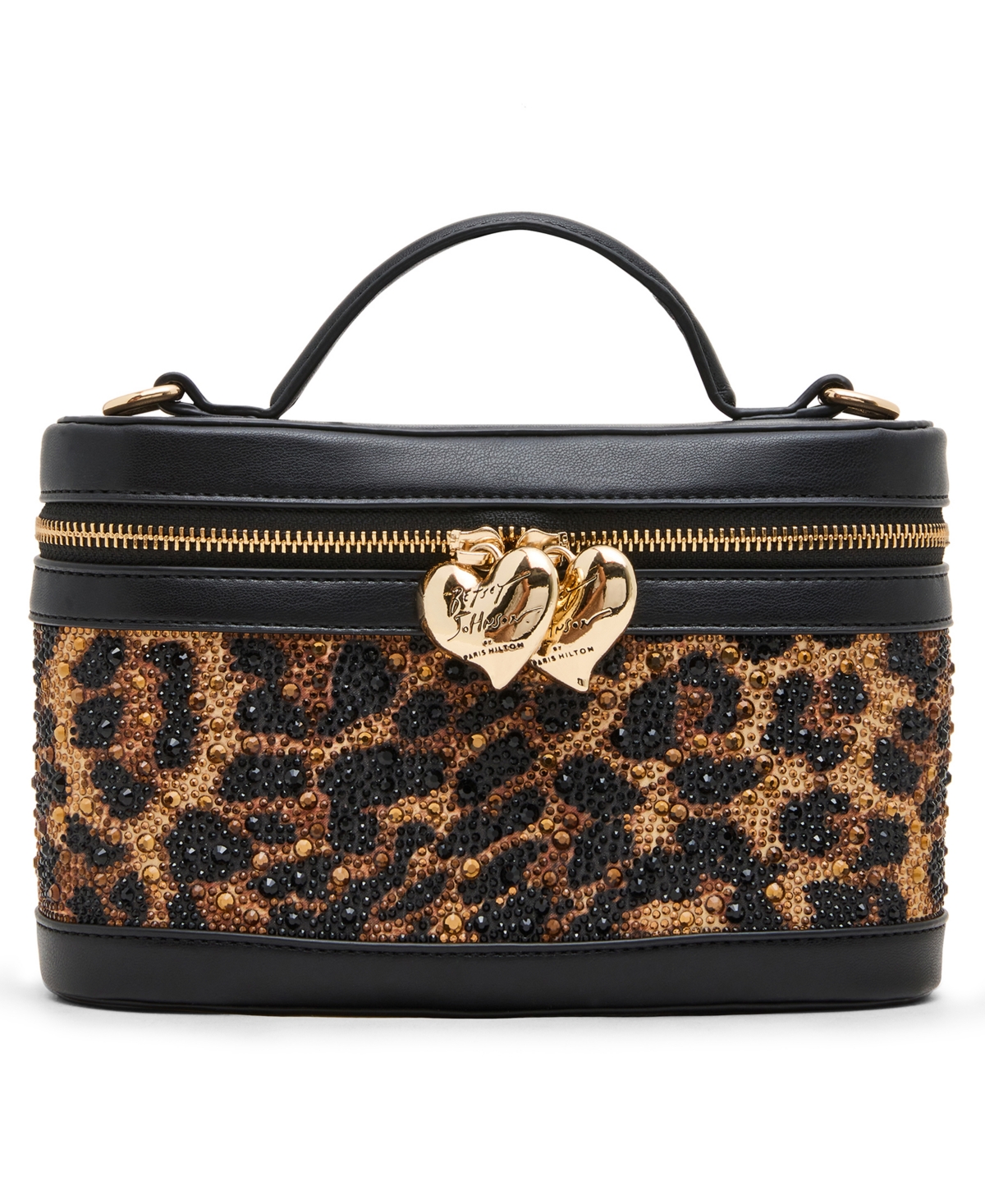 Betsey Johnson Paris Hilton Vanity Small Crossbody Handbag – Leopard