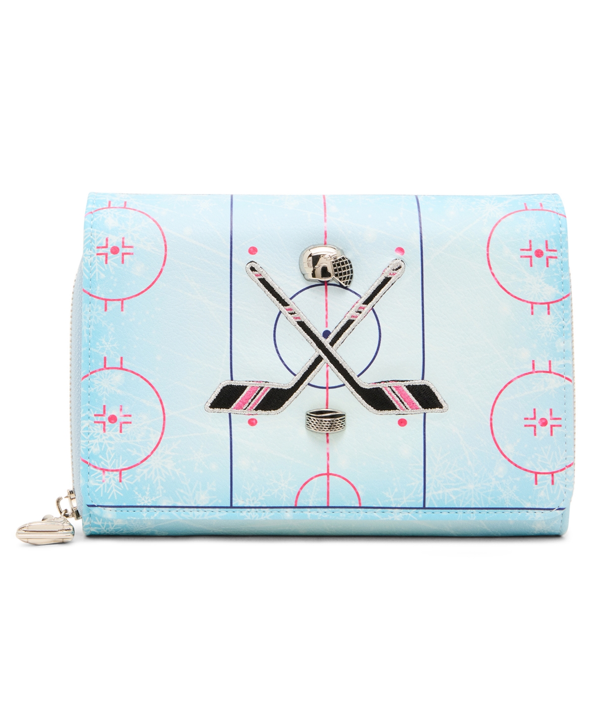 Betsey Johnson Puckin Around Mini Crossbody Handbag – Light Blue Betsey Johnson Puckin Around Mini Crossbody Handbag – Light Blue