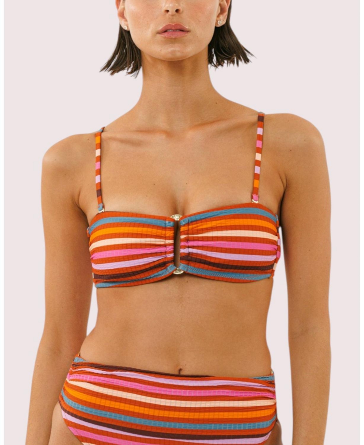 Biliblond Bikini top Renee – Colorful stripes Biliblond Bikini top Renee – Colorful stripes
