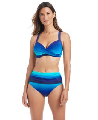 Bleu By Rod Beattie Womens Sweetheart Neck Underwire D Cup Bikini Top High Waist Full Coverage Swim Bottoms Bleu By Rod Beattie Womens Sweetheart Neck Underwire D Cup Bikini Top High Waist Full Coverage Swim Bottoms