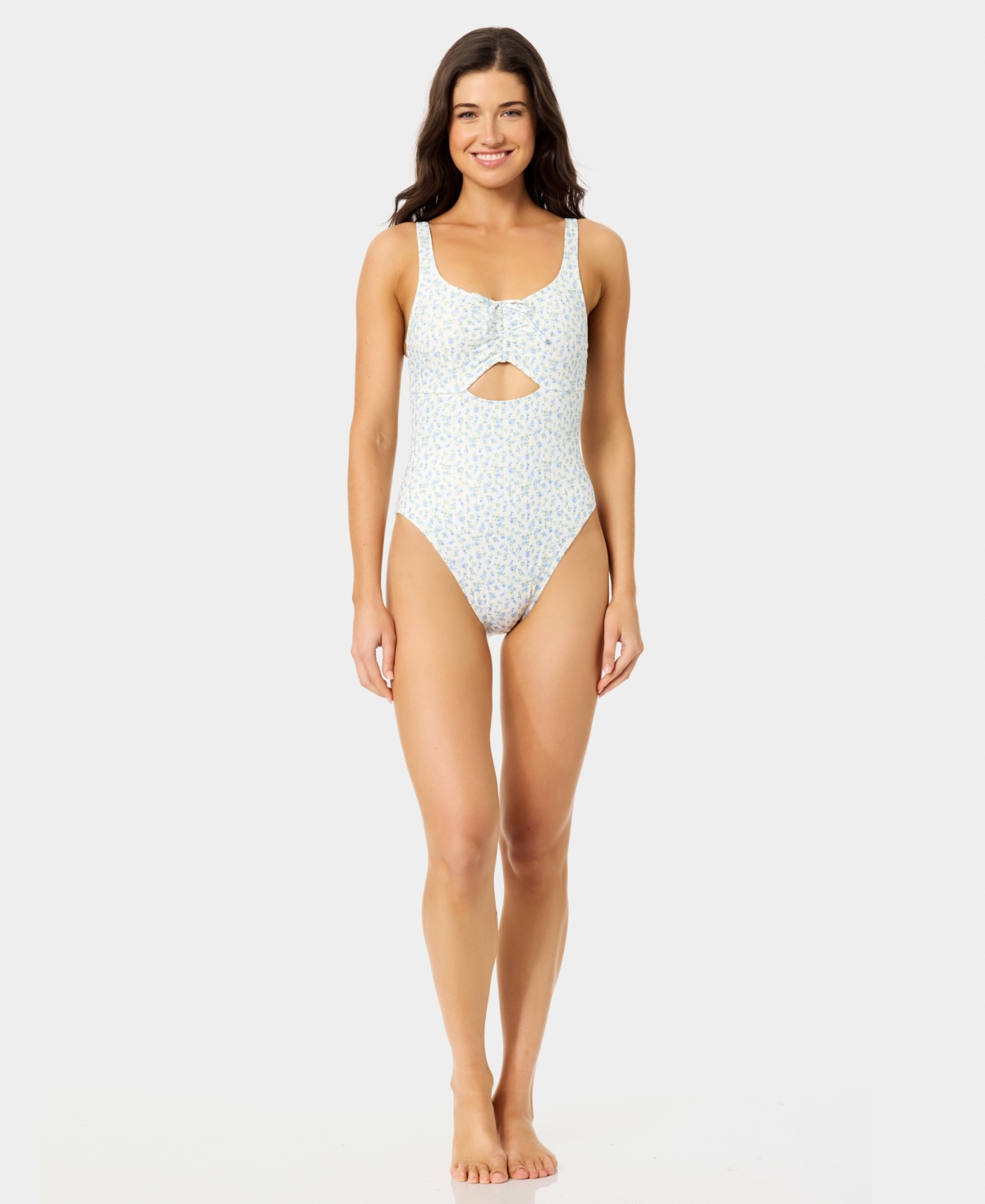 California Waves Women’s Ditsy Wide Rib Tunneled One-Piece Swimsuit, Created for Macy’s – Blue Combo California Waves Women’s Ditsy Wide Rib Tunneled One-Piece Swimsuit, Created for Macy’s – Blue Combo