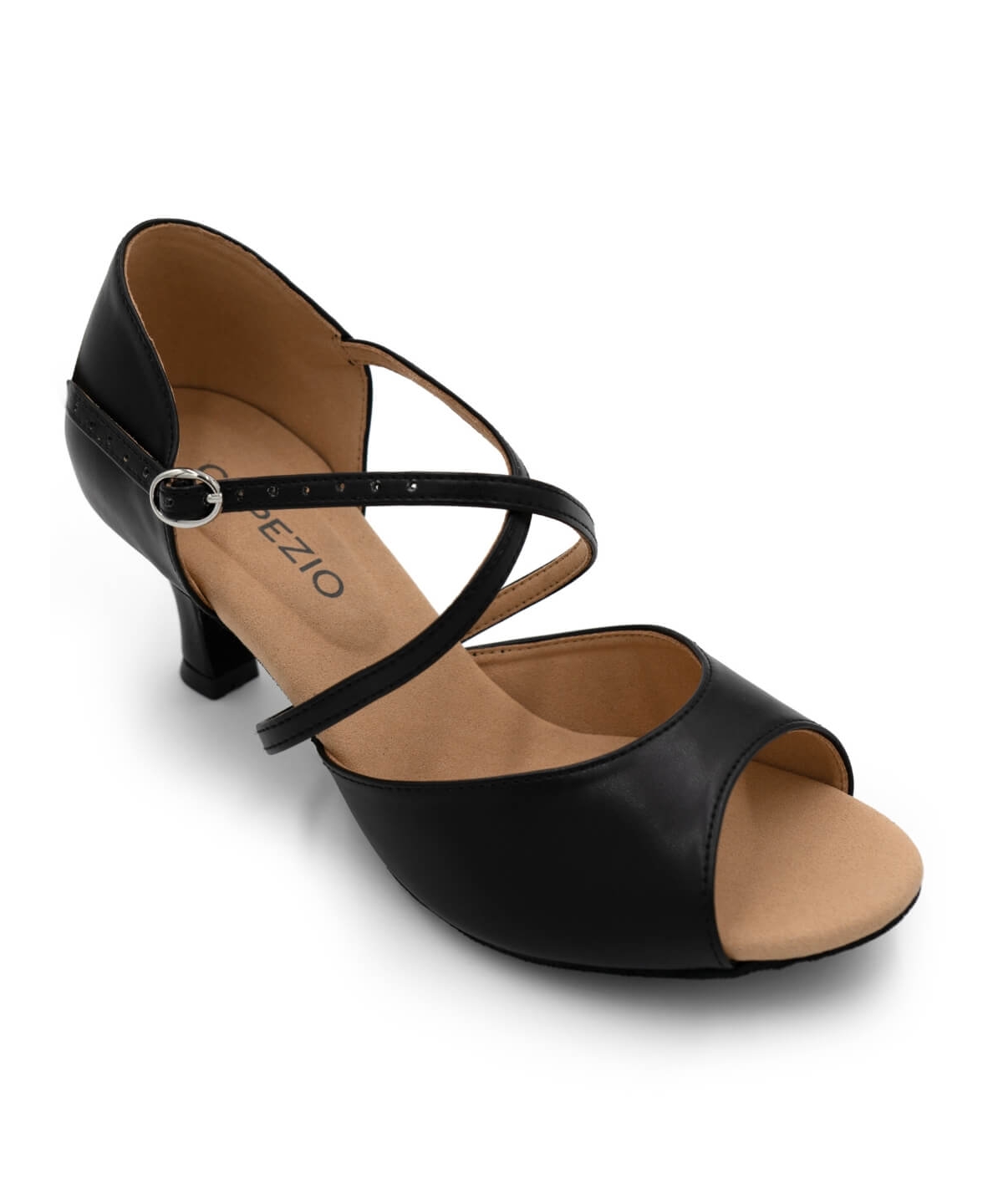 Capezio Women’s Eva Wide Width Ballroom Shoe – Black Capezio Women’s Eva Wide Width Ballroom Shoe – Black