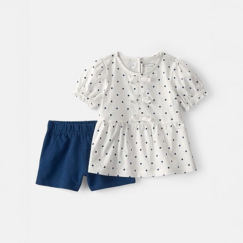 Carter’s Toddler Girls 2-pc. Short Set, 2t, White