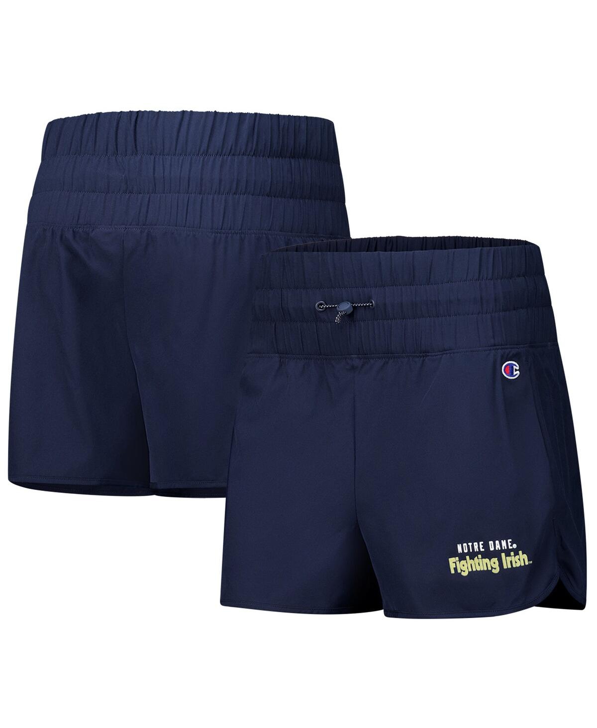 Champion Women’s Navy Notre Dame Fighting Irish Tailgate Her Woven Shorts – Navy Champion Women’s Navy Notre Dame Fighting Irish Tailgate Her Woven Shorts – Navy