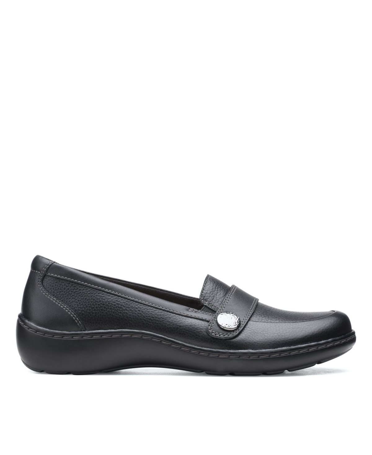 Clarks Collection Women’s Cora Daisy Shoes – Black Tumb