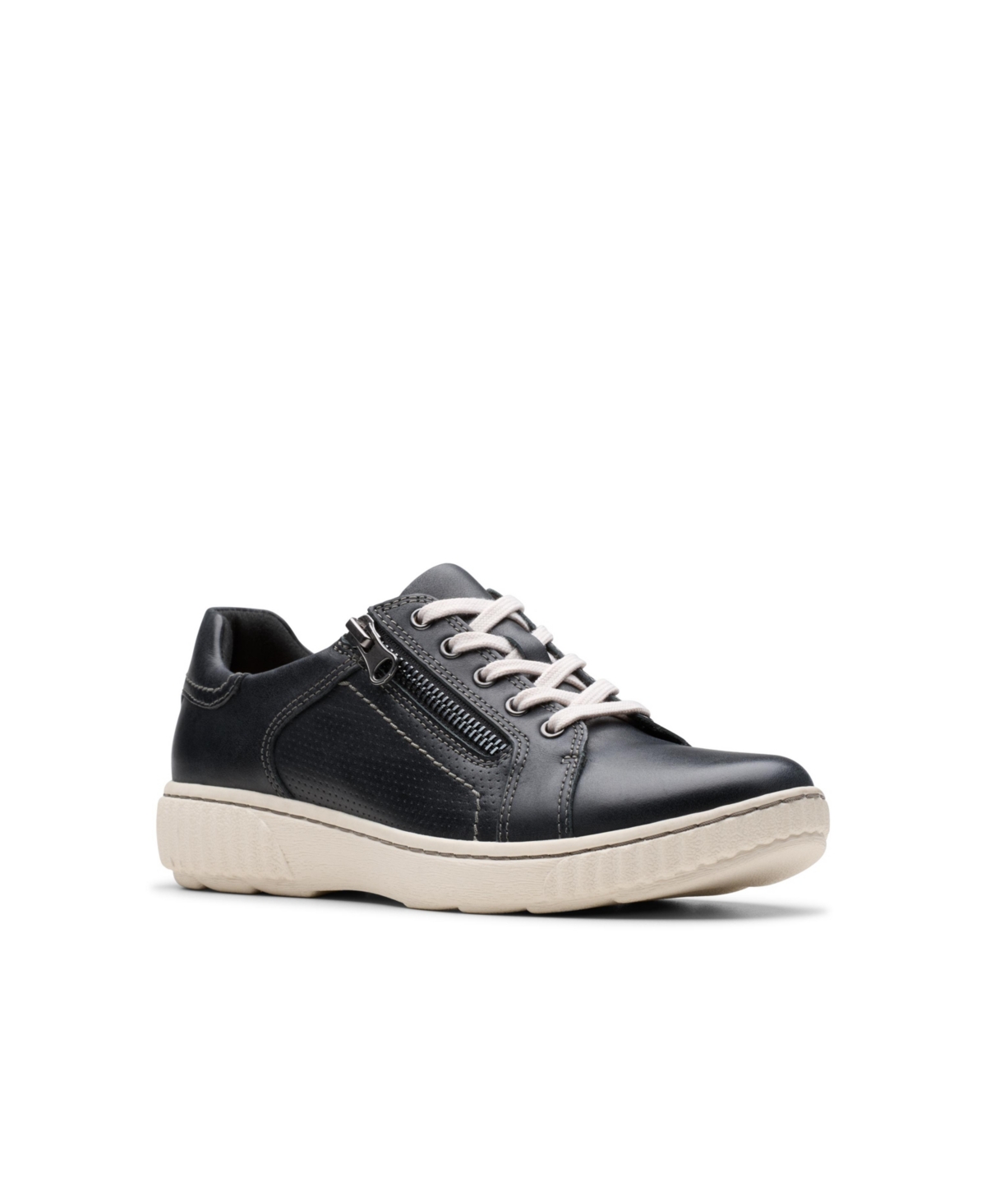 Clarks Women’s Collection Caroline Janna Shoes – Black, White Clarks Women’s Collection Caroline Janna Shoes – Black, White