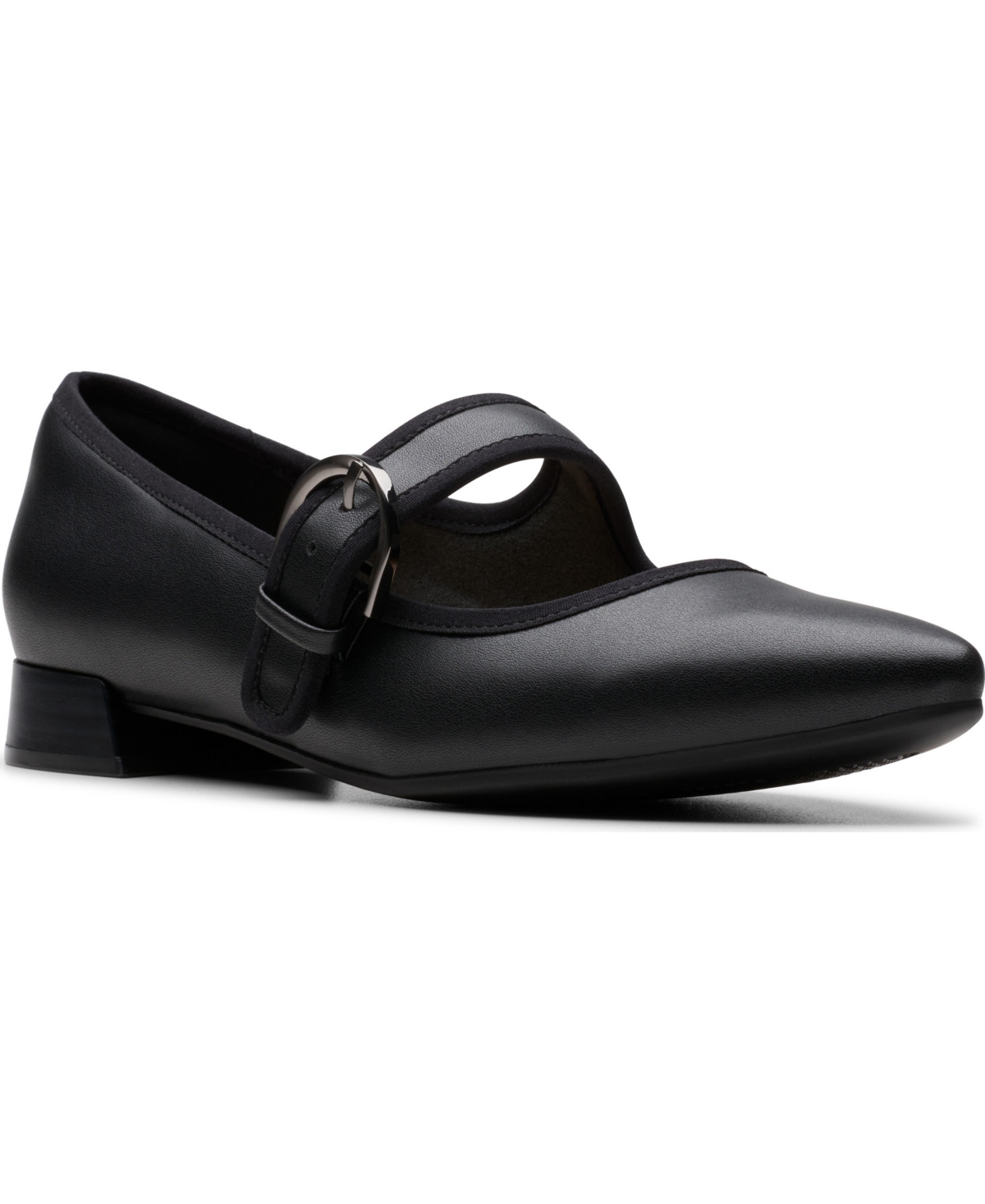 Clarks Women’s Collection Natalyn May Shoes – Black Leather Clarks Women’s Collection Natalyn May Shoes – Black Leather