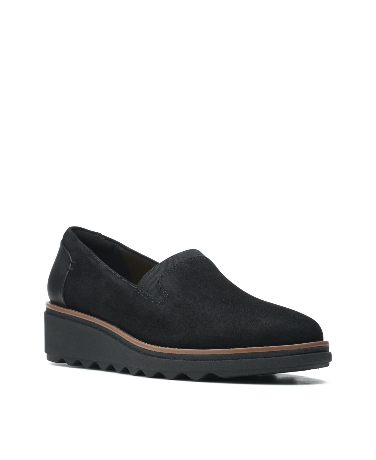 Clarks Women’s Collection Sharon Dolly Shoes – Black Suede