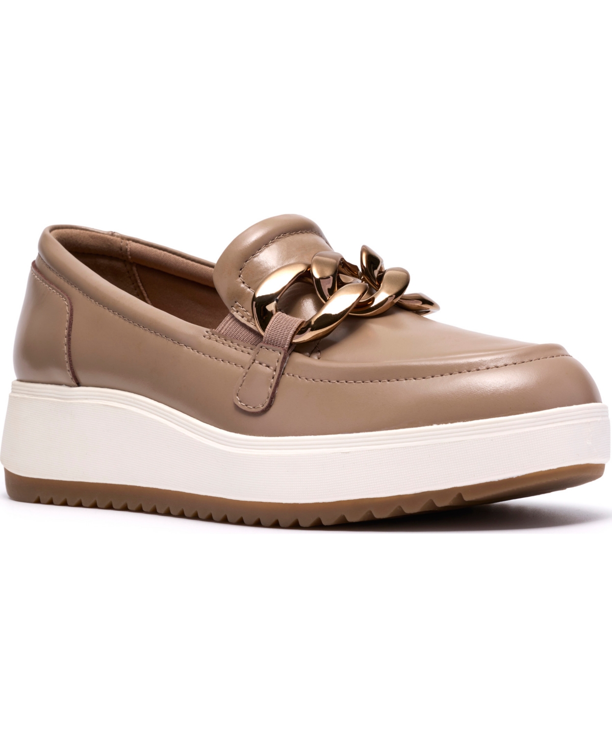 Clarks Women’s Collection Zylah May Shoes – Taupe Leather