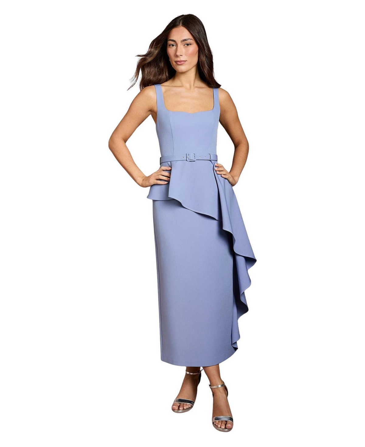 Coast Women’s Crepe Pencil Dress – Slate blue Coast Women’s Crepe Pencil Dress – Slate blue