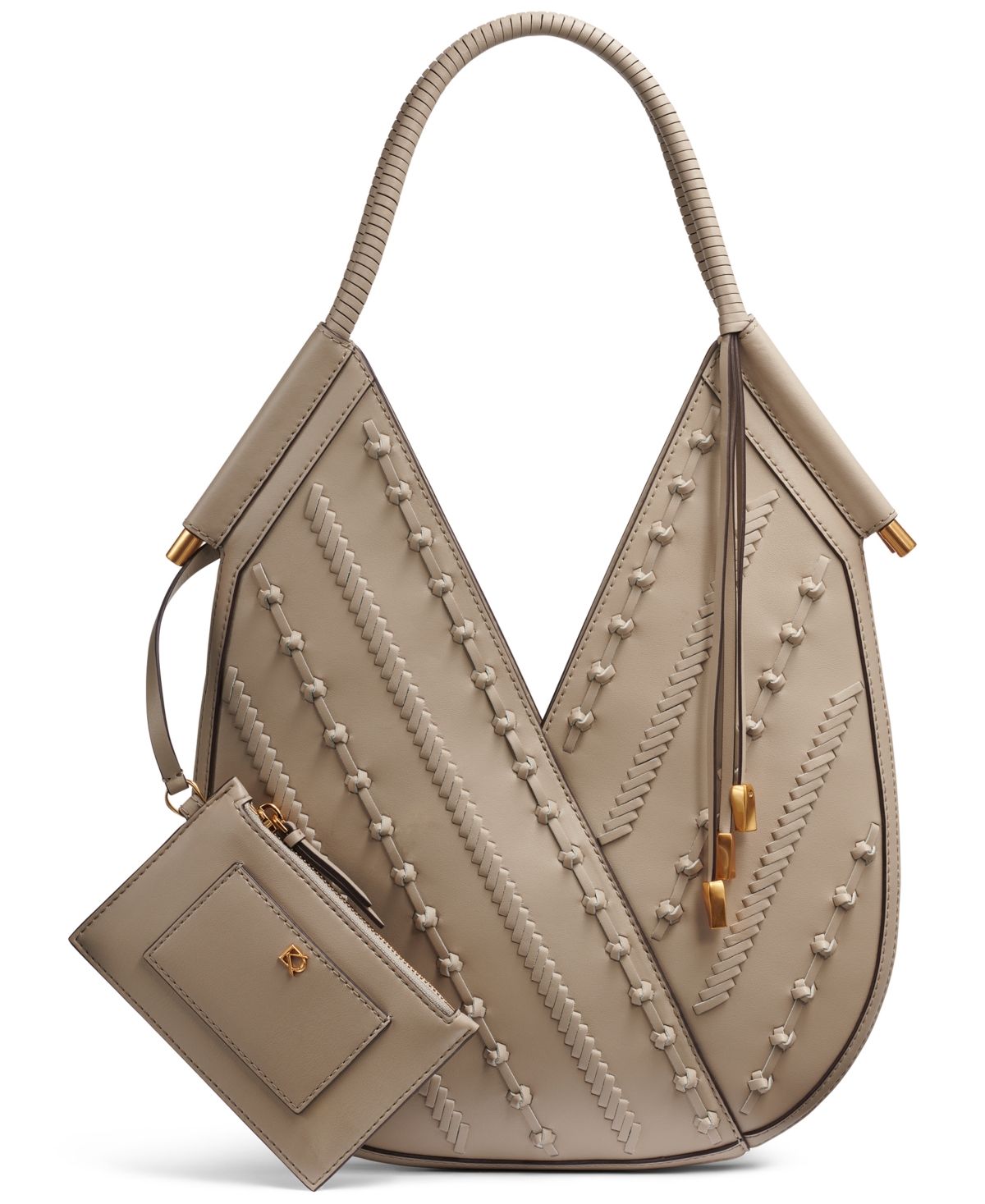 Donna Karan New York Baldwin Woven Medium Shoulder Bag – Moth