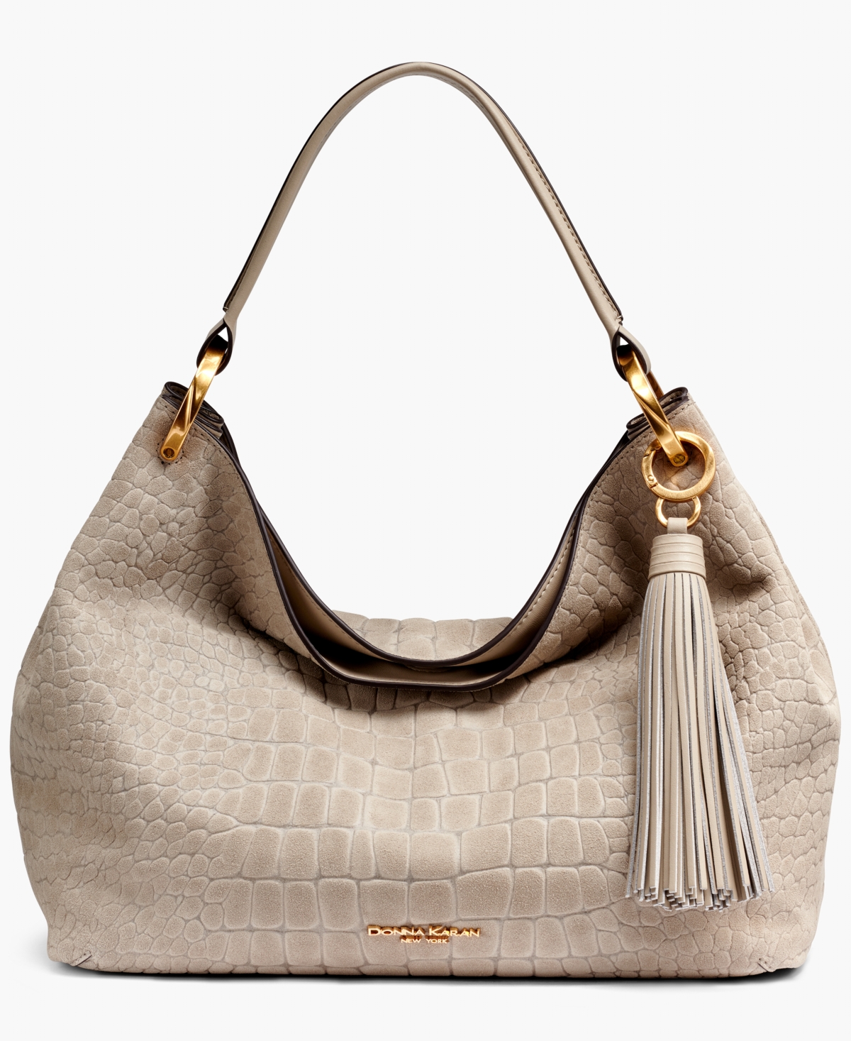 Donna Karan New York Glenwood Croco Suede Extra Large Shoulder Bag – Moth Donna Karan New York Glenwood Croco Suede Extra Large Shoulder Bag – Moth
