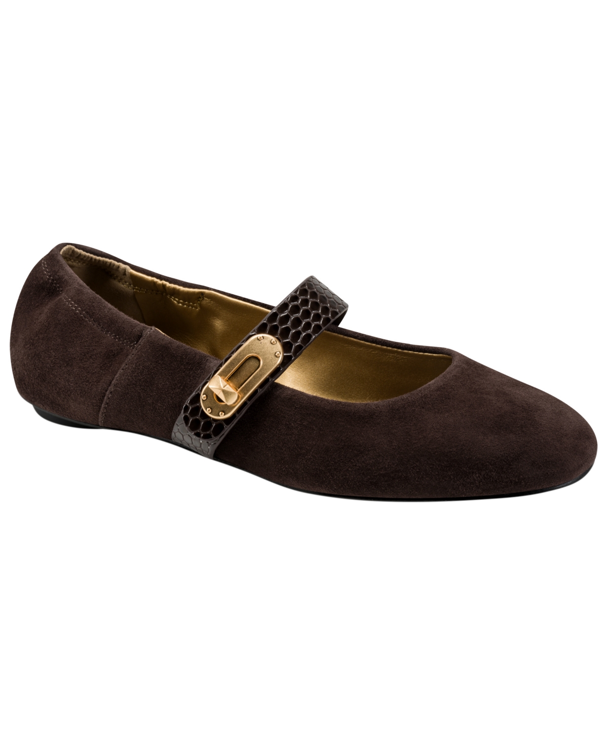 Donna Karan New York Women’s Anselm Mary Jane Flat Shoes – Canyon Brown/Leather Donna Karan New York Women’s Anselm Mary Jane Flat Shoes – Canyon Brown/Leather